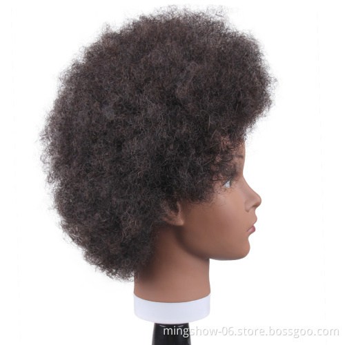 Wholesale top quality afro mannequin training head with black African hair